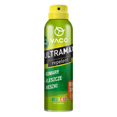 Spray na komary kleszcze meszki DEET30 170ml VACO ULTRAMAX