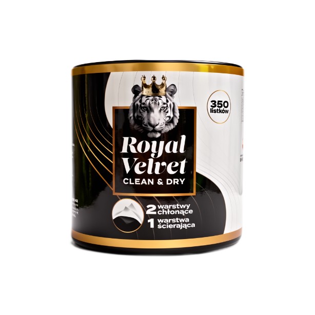 Ręcznik Papierowy 3-Warstwowy 350 Listków 70m Moon ROYAL VELVET
