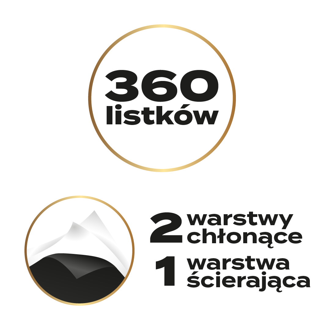6x Ręcznik Papierowy 3-Warstwowy 350 Listków 70m Moon ROYAL VELVET