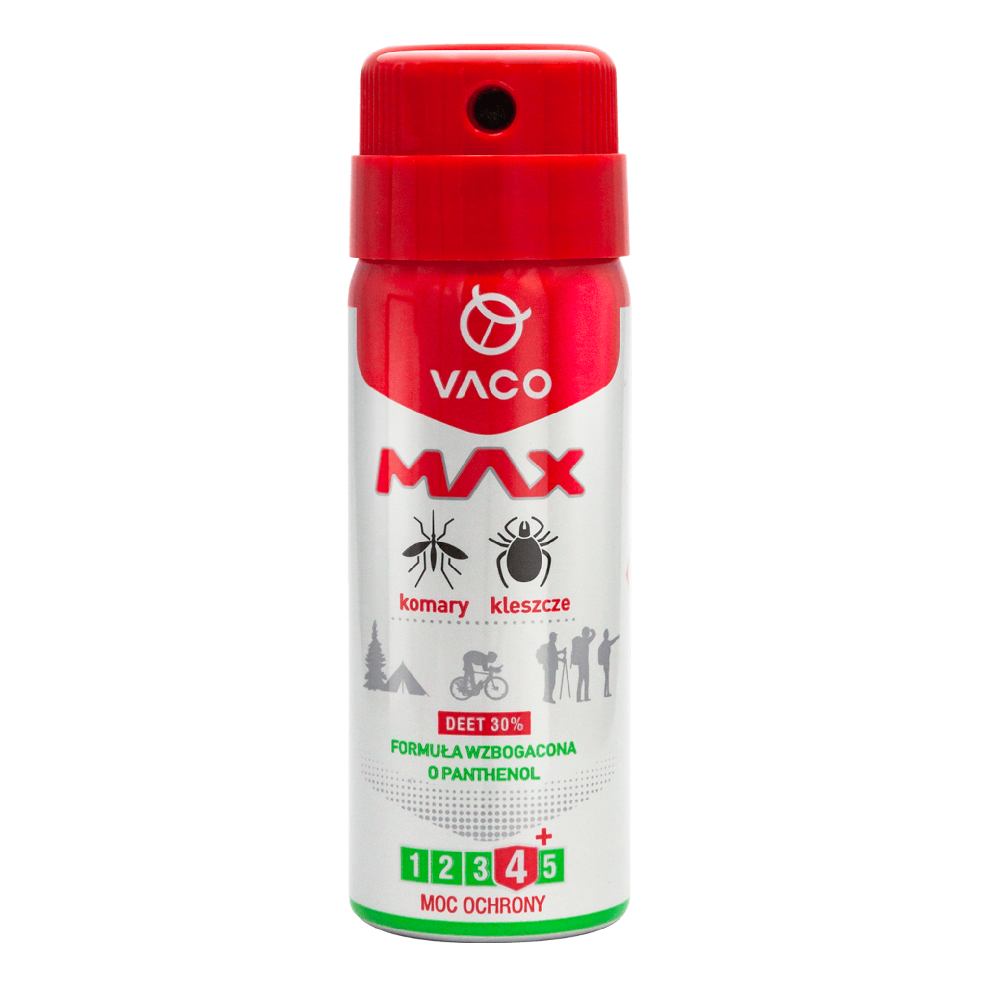 Spray na komary kleszcze meszki z Panthenolem DEET30 50ml VACO MAX